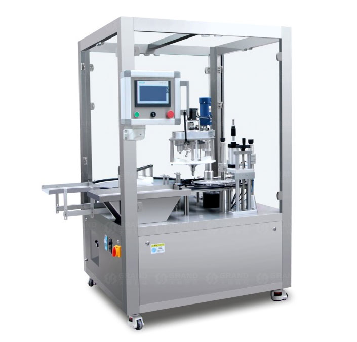 Fully automatic vial (powder) single head filling and capping machine